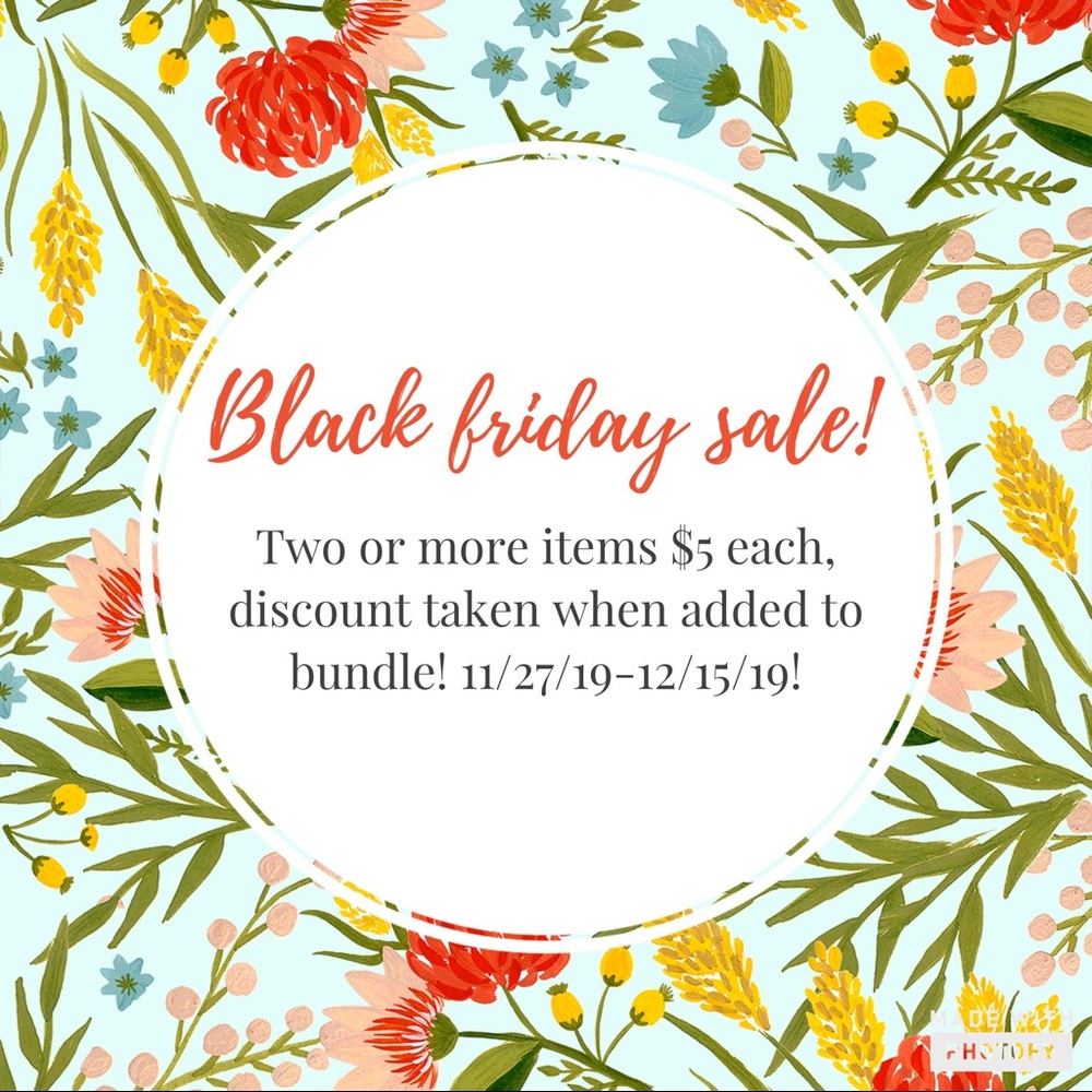 BLACK FRIDAY SALE